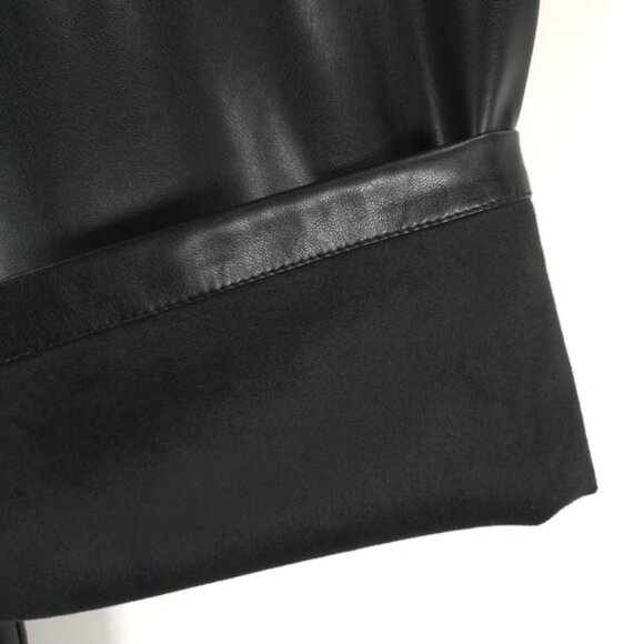 NWT JONATHAN SIMKHAI Faux Leather Wide Leg Pants STYLE 522-4058-V Jamie Size 10 - Picture 8 of 15